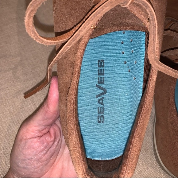 SEAVEES SF Hermosa Suede Sneakers Men’s Brown Size 10.5 - Picture 7 of 8